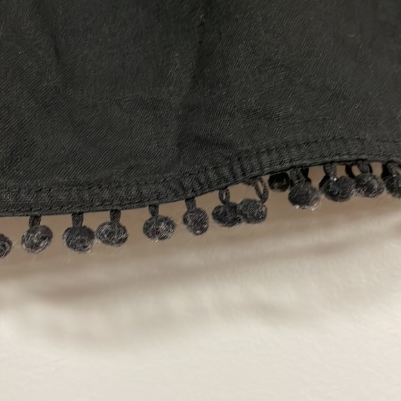 Super Cute J Crew Black Linen Blend  Drawstring Shorts , like new! XS - Picture 7 of 8